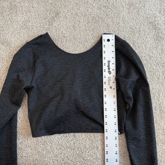 JoyLab XL cropped twist front textured active top TLS1 2244 - Picture 2 of 13